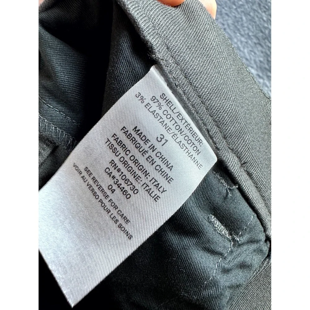 Vince Dylan Slim 5 Pocket Pants Mens 31 Brown Twill Cotton Stretch Mid Rise